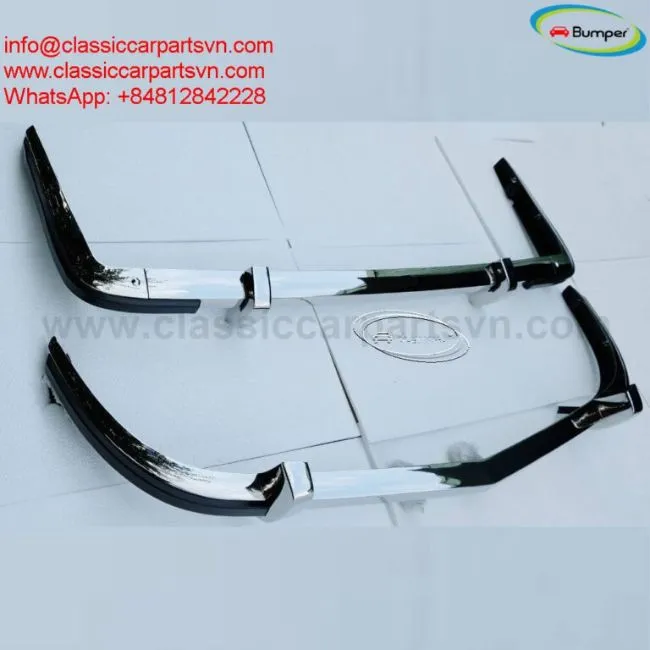 Datsun 240Z, 260Z 280Z bumpers (1969-1978) with rubber and over riders Image 1